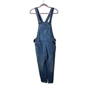 ba&sh Blue Denim Jumpsuit Overalls